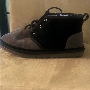 UGG Black and Brown Ankle Boots